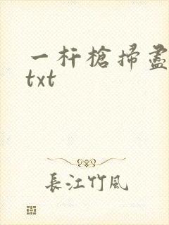 一杆枪扫尽全家txt