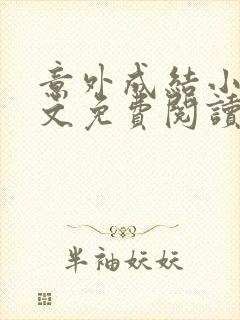 意外成结小说全文免费阅读笔趣阁下载无弹窗