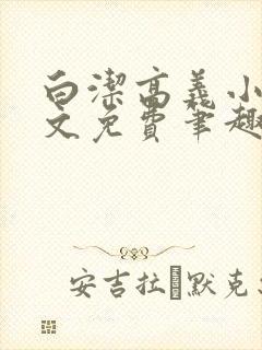 白洁高义小说全文免费笔趣阁阅读高