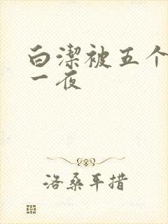 白洁被五个人玩一夜