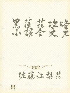 黑莲花攻略手册小说全文免费阅读笔趣阁