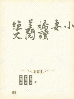绝美娇妻小说全文阅读
