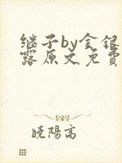 继子by金银花露原文免费阅读