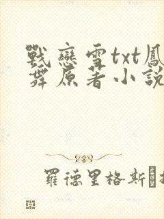 战恋雪txt凤舞原著小说