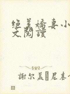 绝美娇妻小说全文阅读