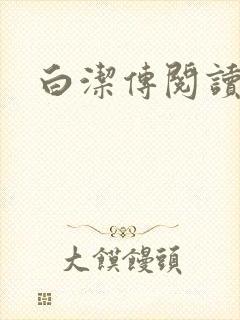 白洁传阅读封面