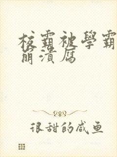 校霸被学霸玩到崩溃腐