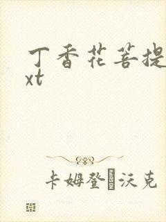 丁香花菩提树txt