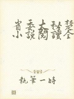 省委大秘楚东恒小说阅读全文