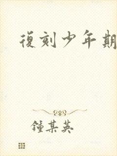 复刻少年期封面