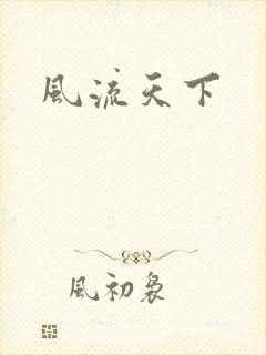 风流天下封面