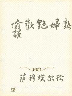 偷欢艳妇熟女小说