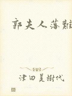 郭夫人落难封面