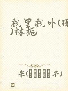 戏里戏外(现场)林栀封面