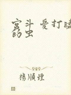 宫斗 爱打瞌睡的虫封面