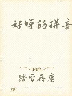 好呀的拼音封面