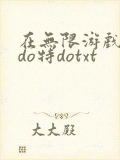 在无限游戏大里do特dotxt