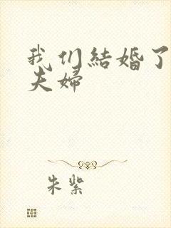 我们结婚了初恋夫妇