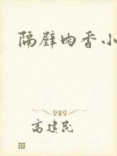 隔壁肉香小说