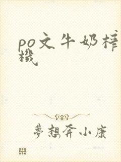 po文牛奶榨汁机