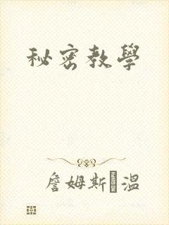 秘密教学