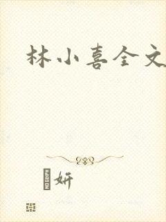 林小喜全文阅读封面