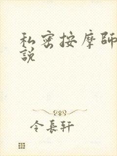 私密按摩师 小说