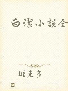 白洁小说全文封面
