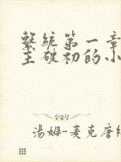 系统第一章给宿主破初的小说