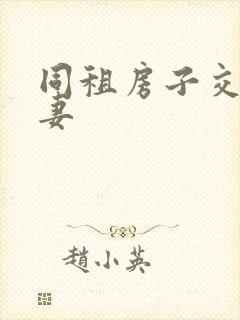 同租房子交换夫妻封面