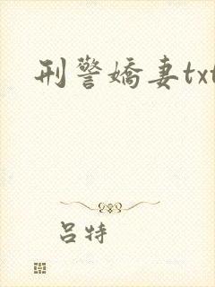 刑警娇妻txt