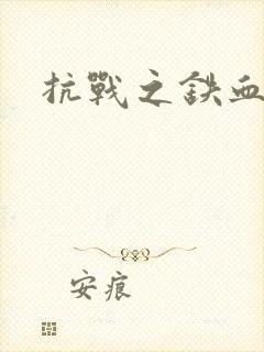 抗战之铁血佣兵封面