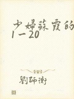 少妇苏霞的沉沦1一20