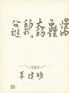 公的大龟慢慢挺进我的体内视频