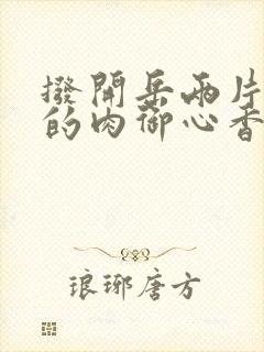 拨开岳两片肥嫩的肉御心香帅封面