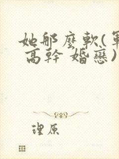 她那么软(军婚 高干 婚恋)完结封面