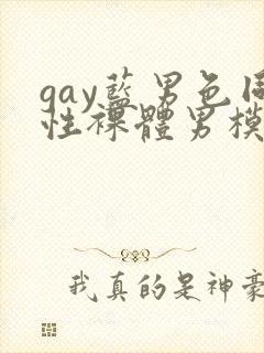 gay蓝男色同性裸体男模封面