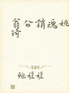 翁公销魂姚瑶琦琦