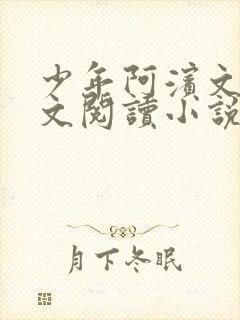 少年阿滨文全全文阅读小说封面