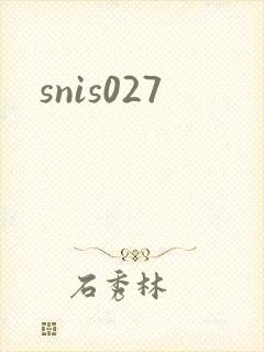 snis027封面