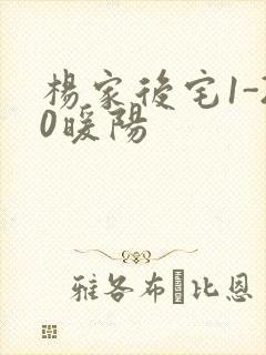 杨家后宅1-20暖阳