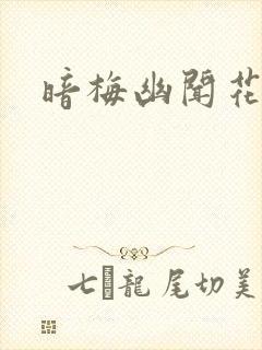 暗梅幽闻花封面