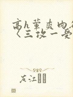高h荤爽肉欲文〈三攻一受〉视频
