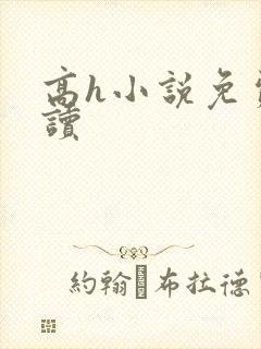 高h小说免费阅读