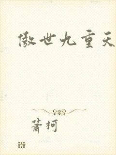傲世九重天小说