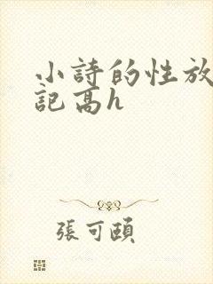 小诗的性放荡日记高h