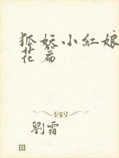 狐妖小红娘两生花篇封面