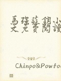 马强苏钥小说全文免费阅读最新章节封面