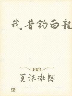 我昔钓白龙封面