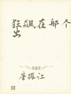 狂飙在哪个台播出